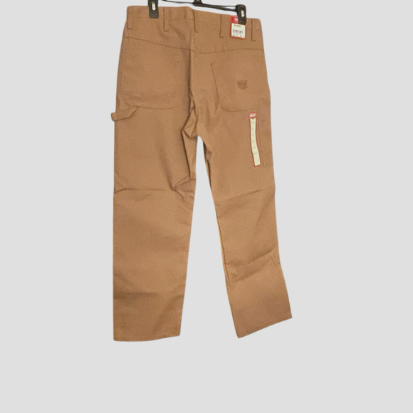 Construction Pant Workwear RED KAP Mens 34x30 Relaxed Straight Leg Brown NWT - Picture 3 of 13